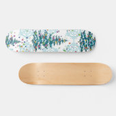 kerstboompatroon persoonlijk skateboard (Horizontaal)