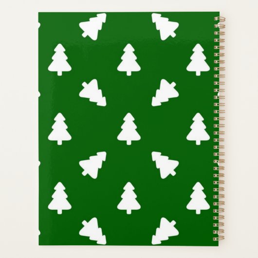 kerstboompatroon planner (Achterkant)