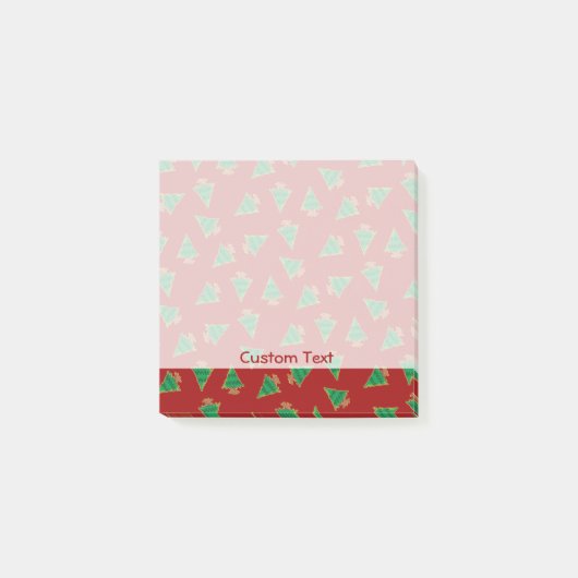 kerstboompatroon post-it® notes (Voorkant)