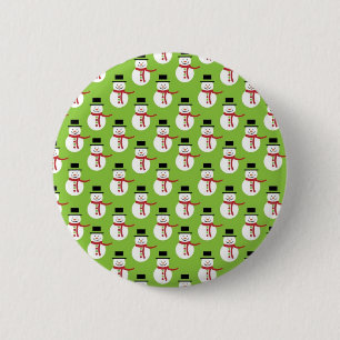 kerstboompatroon ronde button 5,7 cm