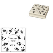 kerstboompatroon rubberstempel (Gestempeld)