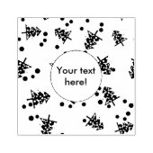 kerstboompatroon rubberstempel (Afrduk)