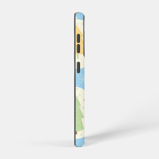 kerstboompatroon samsung galaxy hoesje (Rechterkant)