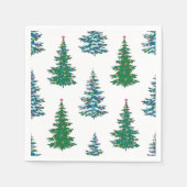 kerstboompatroon servet (Voorkant)