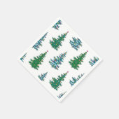 kerstboompatroon servet (Hoek)