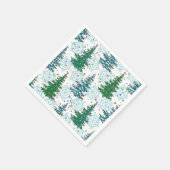 kerstboompatroon servet (Hoek)