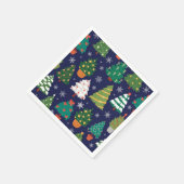 kerstboompatroon servet (Hoek)