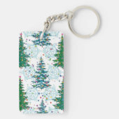 kerstboompatroon sleutelhanger (achterkant)