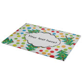 kerstboompatroon snijplank (Hoek)