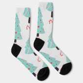kerstboompatroon sokken (Rechts)