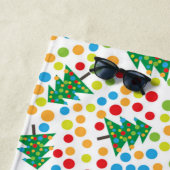 kerstboompatroon strandlaken (In situ)