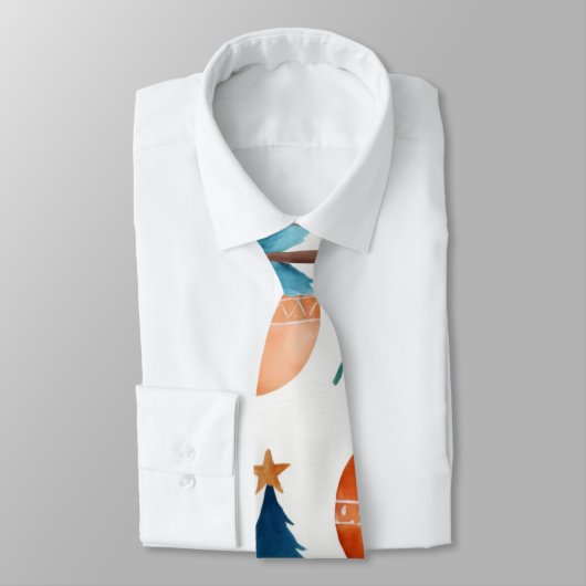 kerstboompatroon stropdas (Gebonden)