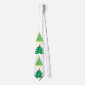 kerstboompatroon stropdas (Voorkant)