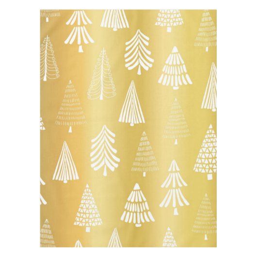 kerstboompatroon tafelkleed (Voorkant)