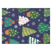kerstboompatroon tafelkleed (Voorkant (Horizontaal))