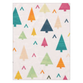 kerstboompatroon tafelkleed (Voorkant)