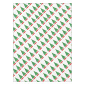 kerstboompatroon tafelkleed (Voorkant)