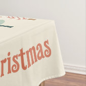 kerstboompatroon tafelkleed (Voorbeeld)