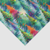 kerstboompatroon tissuepapier (Detail)