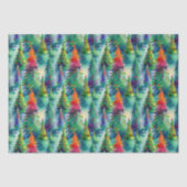 kerstboompatroon tissuepapier (Voorkant)