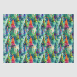 kerstboompatroon tissuepapier