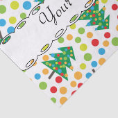 kerstboompatroon tissuepapier (Detail)