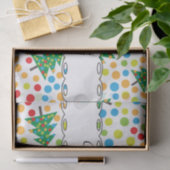 kerstboompatroon tissuepapier (Geschenk)