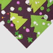 kerstboompatroon tissuepapier (Detail)