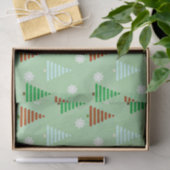 kerstboompatroon tissuepapier (Geschenk)