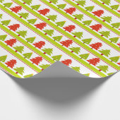 kerstboompatroon, verpakkingspapier cadeaupapier (Hoek)