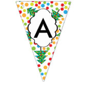 kerstboompatroon vlaggetjes (Derde vlag)