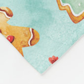 kerstboompatroon voor ontbijtkoek fleece deken (Hoek)