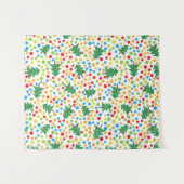 kerstboompatroon wandkleed (Voorkant (horizontaal))