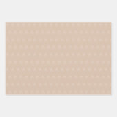 Kerstboompatroon zwart en wit zwart groen inpakpapier vel (Voorkant 3)