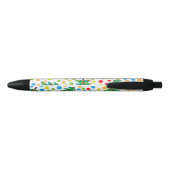 kerstboompatroon zwarte inkt pen (Achterkant)