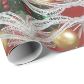 kerstboompatroondecoratie cadeaupapier (Rol Hoek)