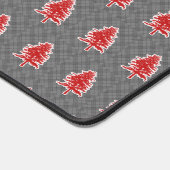 Kerstboompatroonplaat Achtergrondfeestdag Bureaumat (Hoek)