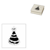 kerstboompel rubberstempel (Gestempeld)