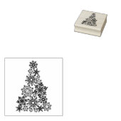 kerstboompel rubberstempel (Gestempeld)