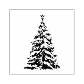 kerstboompel rubberstempel (Afrduk)