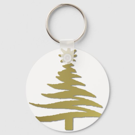 kerstboompenklooster Gold Sleutelhanger (Voorkant)