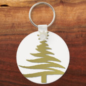 kerstboompenklooster Gold Sleutelhanger (Voorkant)