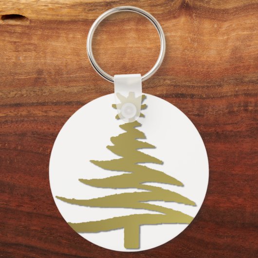 kerstboompenklooster Gold Sleutelhanger (Voorkant)