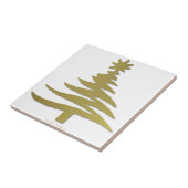 kerstboompenklooster Gold Tegeltje (Zijkant)