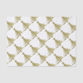 Kerstboompenseel Gold op wit Tissuepapier (Voorkant)