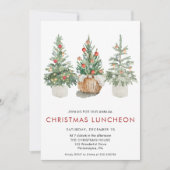 kerstboompijn met kerstboompijn Uitnodiging (Voorkant)