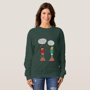 kerstboompitten   Funny Yoga-kerstjumper Trui