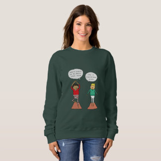 kerstboompitten | Funny Yoga-kerstjumper Trui