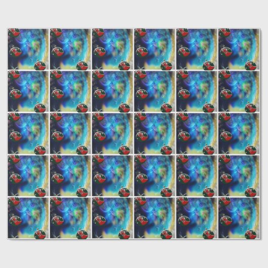 kerstboompje cadeaupapier (Vlak)