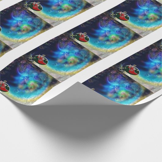 kerstboompje cadeaupapier (Hoek)